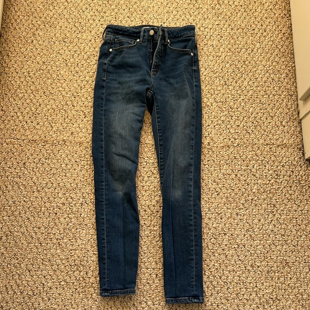 Loft High Wasited Curvy Skinny Jean - Medium Wash